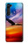 W3841 Bald Eagle Flying Colorful Sky Funda Carcasa Case y Caso Del Tirón Funda para Motorola Edge