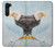 W3843 Bald Eagle On Ice Funda Carcasa Case y Caso Del Tirón Funda para Motorola Edge