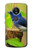W3839 Bluebird of Happiness Blue Bird Funda Carcasa Case y Caso Del Tirón Funda para Motorola Moto E5 Plus