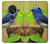 W3839 Bluebird of Happiness Blue Bird Funda Carcasa Case y Caso Del Tirón Funda para Nokia 7.2