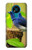 W3839 Bluebird of Happiness Blue Bird Funda Carcasa Case y Caso Del Tirón Funda para Nokia 3.4