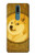 W3826 Dogecoin Shiba Funda Carcasa Case y Caso Del Tirón Funda para Nokia 2.4