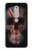 W3848 United Kingdom Flag Skull Funda Carcasa Case y Caso Del Tirón Funda para Nokia 6.1, Nokia 6 2018