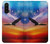 W3841 Bald Eagle Flying Colorful Sky Funda Carcasa Case y Caso Del Tirón Funda para OnePlus Nord CE 5G