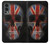 W3848 United Kingdom Flag Skull Funda Carcasa Case y Caso Del Tirón Funda para OnePlus Nord 2 5G