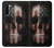 W3850 American Flag Skull Funda Carcasa Case y Caso Del Tirón Funda para OnePlus Nord