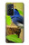 W3839 Bluebird of Happiness Blue Bird Funda Carcasa Case y Caso Del Tirón Funda para OnePlus 9RT 5G