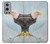 W3843 Bald Eagle On Ice Funda Carcasa Case y Caso Del Tirón Funda para OnePlus 9 Pro