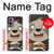 W3855 Sloth Face Cartoon Funda Carcasa Case y Caso Del Tirón Funda para OnePlus 9