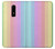 W3849 Colorful Vertical Colors Funda Carcasa Case y Caso Del Tirón Funda para OnePlus 6