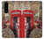 W3856 Vintage London British Funda Carcasa Case y Caso Del Tirón Funda para Sony Xperia 5 III