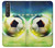 W3844 Glowing Football Soccer Ball Funda Carcasa Case y Caso Del Tirón Funda para Sony Xperia 1 III