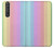 W3849 Colorful Vertical Colors Funda Carcasa Case y Caso Del Tirón Funda para Sony Xperia 1 III