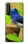 W3839 Bluebird of Happiness Blue Bird Funda Carcasa Case y Caso Del Tirón Funda para Sony Xperia 1 II