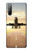 W3837 Airplane Take off Sunrise Funda Carcasa Case y Caso Del Tirón Funda para Sony Xperia 10 II