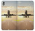 W3837 Airplane Take off Sunrise Funda Carcasa Case y Caso Del Tirón Funda para Sony Xperia XA1