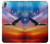 W3841 Bald Eagle Flying Colorful Sky Funda Carcasa Case y Caso Del Tirón Funda para Sony Xperia XA1