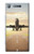 W3837 Airplane Take off Sunrise Funda Carcasa Case y Caso Del Tirón Funda para Sony Xperia XZ1