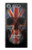 W3848 United Kingdom Flag Skull Funda Carcasa Case y Caso Del Tirón Funda para Sony Xperia XZ1