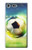 W3844 Glowing Football Soccer Ball Funda Carcasa Case y Caso Del Tirón Funda para Sony Xperia XZ Premium