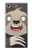 W3855 Sloth Face Cartoon Funda Carcasa Case y Caso Del Tirón Funda para Sony Xperia XZ Premium