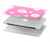 W3500 Pink Floral Pattern Funda Carcasa Case para MacBook Pro 14 M1,M2,M3 (2021,2023) - A2442, A2779, A2992, A2918