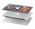 W1240 Bali Painting Funda Carcasa Case para MacBook Pro 16 M1,M2 (2021,2023) - A2485, A2780