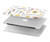 W2354 Pastel Flowers Pattern Funda Carcasa Case para MacBook Pro 16 M1,M2 (2021,2023) - A2485, A2780