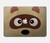 W2825 Cute Cartoon Raccoon Funda Carcasa Case para MacBook Pro 16 M1,M2 (2021,2023) - A2485, A2780
