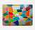 W3391 Abstract Art Mosaic Tiles Graphic Funda Carcasa Case para MacBook Pro 16 M1,M2 (2021,2023) - A2485, A2780