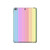 W3849 Colorful Vertical Colors Funda Carcasa Case para iPad mini 4, iPad mini 5, iPad mini 5 (2019)