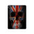 W3848 United Kingdom Flag Skull Funda Carcasa Case para iPad Pro 12.9 (2022,2021,2020,2018, 3rd, 4th, 5th, 6th)