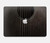 W3834 Old Woods Black Guitar Funda Carcasa Case para MacBook Air 13″ - A1369, A1466