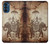 W2102 Thai Art Buddha on Elephant Funda Carcasa Case y Caso Del Tirón Funda para Motorola Moto G41