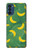 W3286 Banana Fruit Pattern Funda Carcasa Case y Caso Del Tirón Funda para Motorola Moto G41