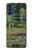 W3674 Claude Monet Footbridge and Water Lily Pool Funda Carcasa Case y Caso Del Tirón Funda para Motorola Moto G41