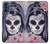W3821 Sugar Skull Steam Punk Girl Gothic Funda Carcasa Case y Caso Del Tirón Funda para Motorola Moto G41