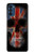 W3848 United Kingdom Flag Skull Funda Carcasa Case y Caso Del Tirón Funda para Motorola Moto G41