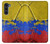 W3306 Colombia Flag Vintage Football Graphic Funda Carcasa Case y Caso Del Tirón Funda para Motorola Moto G200 5G