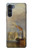 W3338 J. M. W. Turner The Fighting Temeraire Funda Carcasa Case y Caso Del Tirón Funda para Motorola Moto G200 5G