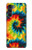 W3459 Tie Dye Funda Carcasa Case y Caso Del Tirón Funda para Motorola Moto G200 5G