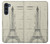 W3474 Eiffel Architectural Drawing Funda Carcasa Case y Caso Del Tirón Funda para Motorola Moto G200 5G