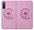 W2847 Pink Retro Rotary Phone Funda Carcasa Case y Caso Del Tirón Funda para Sony Xperia 10 III Lite