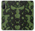 W2877 Green Snake Skin Graphic Printed Funda Carcasa Case y Caso Del Tirón Funda para Sony Xperia 10 III Lite
