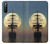 W2897 Pirate Ship Moon Night Funda Carcasa Case y Caso Del Tirón Funda para Sony Xperia 10 III Lite