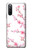 W3707 Pink Cherry Blossom Spring Flower Funda Carcasa Case y Caso Del Tirón Funda para Sony Xperia 10 III Lite
