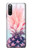 W3711 Pink Pineapple Funda Carcasa Case y Caso Del Tirón Funda para Sony Xperia 10 III Lite
