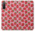 W3719 Strawberry Pattern Funda Carcasa Case y Caso Del Tirón Funda para Sony Xperia 10 III Lite
