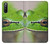 W3845 Green frog Funda Carcasa Case y Caso Del Tirón Funda para Sony Xperia 10 III Lite