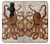 W2801 Vintage Octopus Funda Carcasa Case y Caso Del Tirón Funda para Sony Xperia Pro-I